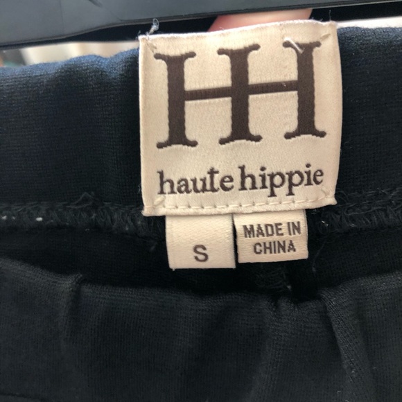 Haute Hippie Leather Leggings - Picture 4 of 4